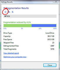 defragmentation